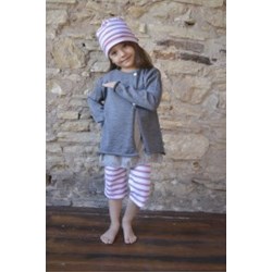 Sweter dziewczęcy Nui Organics - merinodzieciaki.pl