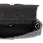 Black Across Body Bag with Gold Chain tally-weijl Body