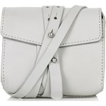 Structured Leather Belt Bag topshop bialy skórzane