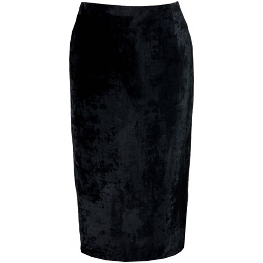 Sisel spódnica z aksamitu czarna n-fashion-pl czarny aksamitne