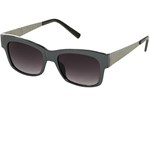 Metallic Wayfarer Sunglasses topshop bialy