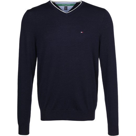 Tommy Hilfiger Golf PRESTON Sweter midnight zalando czarny dÅ‚ugie