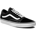 Tenisówki VANS - Old Skool VN000D3HY28 Black/White eobuwie-pl czarny młodzieżowy