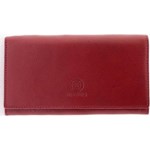 KRENIG Classic 12051- SKÓRZANY PORTFEL DAMSKI czerwony w pudełku czerwony Krenig Skorzana.com