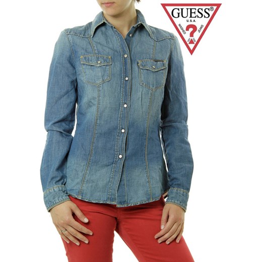 KOSZULA GUESS JEANS LALIMA SHIRT riccardo bawełniane