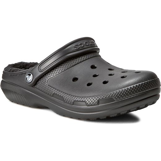 Klapki CROCS - Classic Lined Clog 203591 Black/Black Crocs 41.5 eobuwie.pl