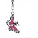 D726 KORALIK MOTYL CHARMS ZAWIESZKA MODUŁOWA BRANSOLETKA BEADS SREBRO 925 Silverbeads.pl SilverBeads