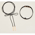 Cropp - 2 pack chokerów - Czarny Cropp bezowy One Size