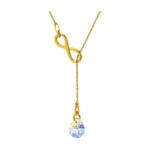 Naszyjnik "nieskończoność" z kryształem SWAROVSKI® - srebro 925 pozłacane Coccola coccola.pl