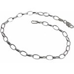 Elegancka srebrna bransoleta baza charms srebro 925 MB360 Falana bialy Valerio.pl