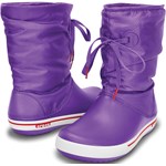 Śniegowce damskie CROCS Crocband II Lace Boot fioletowe