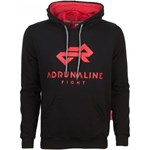 FIGHT HOODIE BASIC BLACK/RED S