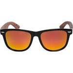 Czarne polaryzacyjne okulary przeciwsłoneczne z drewna różanego Trendhim