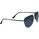 Całkowicie czarne okulary przeciwsłoneczne aviator Trendhim
