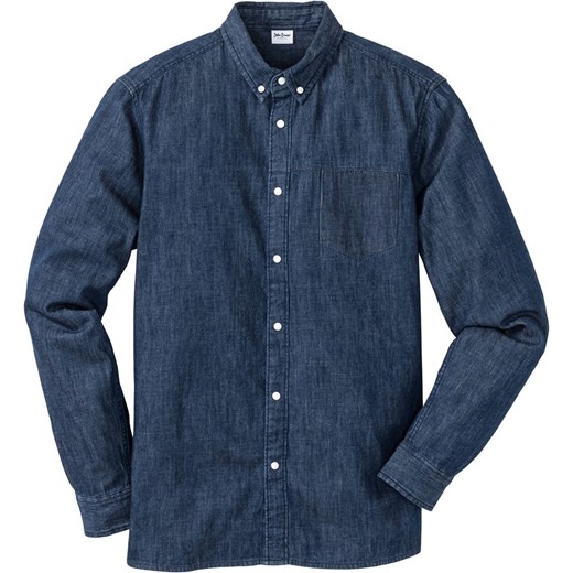 Koszula dżinsowa Slim Fit John Baner JEANSWEAR 47/48 (3XL) bonprix