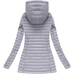 PIKOWANA KURTKA Z KAPTUREM JASNOSZARA (7218) Libland XL (42) wyprzedaż goodlookin.pl
