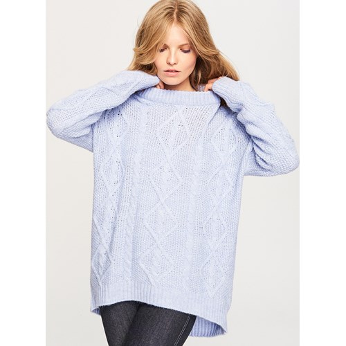 Reserved - Sweter oversize - Niebieski