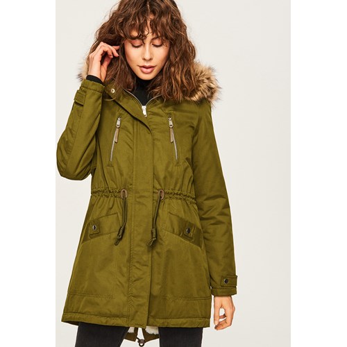Reserved - Parka z kapturem - Khaki