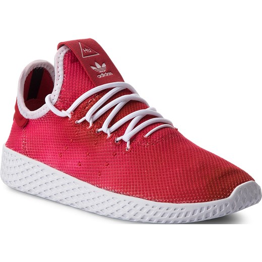 Adidas buty sportowe damskie na płaskiej podeszwie z tworzywa sztucznego sznurowane