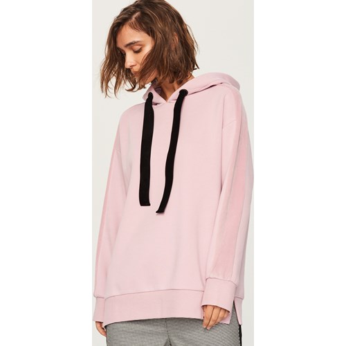 Reserved - Bluza z kapturem - Różowy