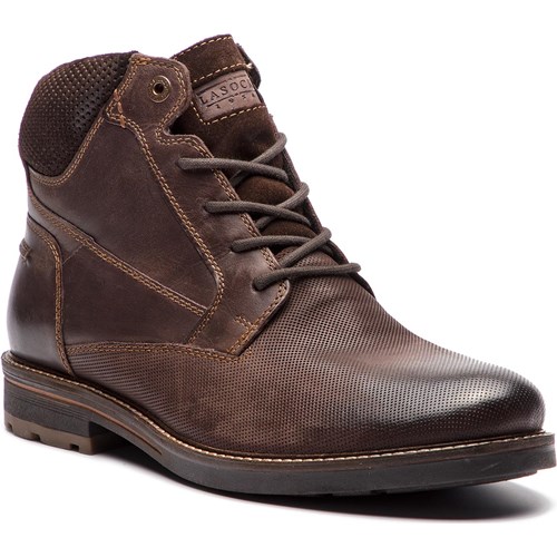 Kozaki LASOCKI FOR MEN - MI08-C393-422-01 Brązowy Ciemny