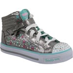 Skechers trampki dziecięce z tkaniny sznurowane