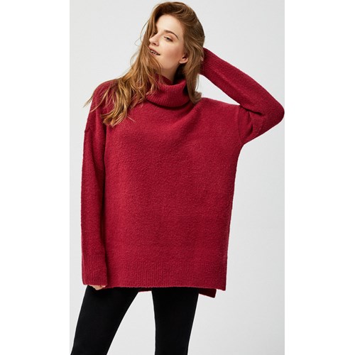 Sweter oversize z golfem