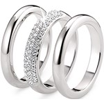 Zestaw pierścionków wysadzanych kryształami marki Swarovski® Tchibo 19 Tchibo.pl