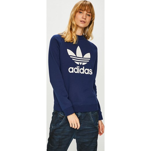 Bluza damska Adidas Originals bawełniana z napisami