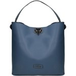 Shopper bag Nobo casual niebieska