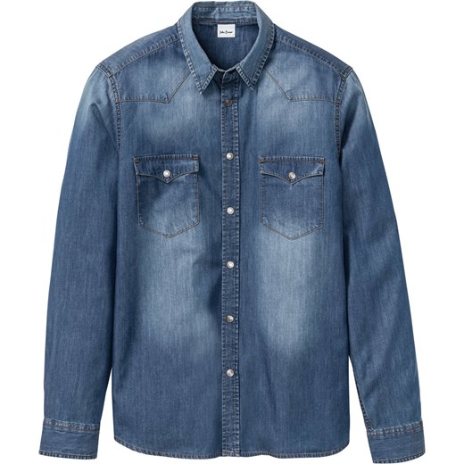 Koszula męska John Baner JEANSWEAR z długimi rękawami