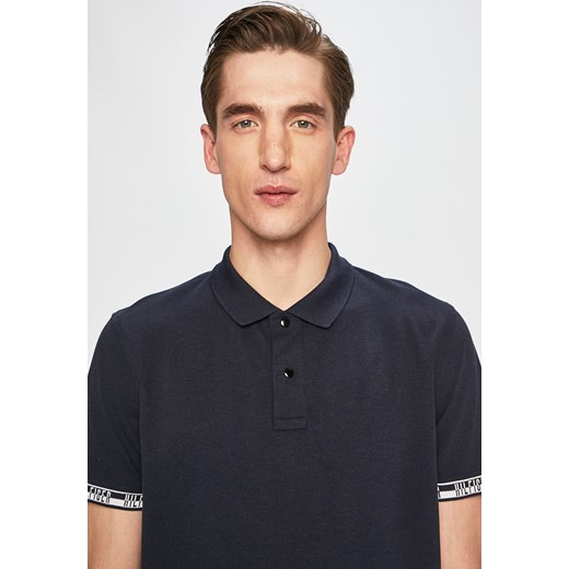 T-shirt męski Tommy Hilfiger niebieski z krótkim rękawem