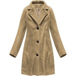 Płaszcz damski Italy Moda beżowy