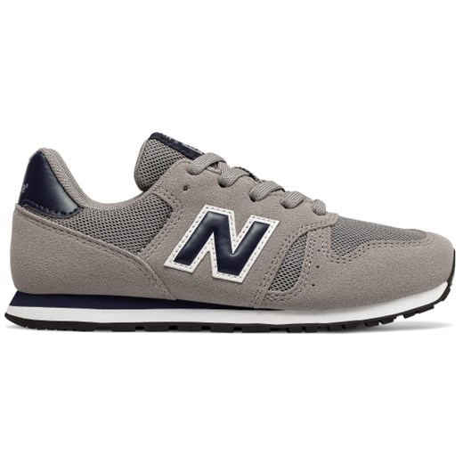 Buty sportowe dziecięce New Balance bez wzorów sznurowane zamszowe