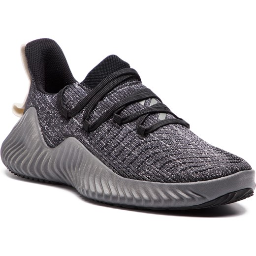 Buty sportowe damskie Adidas do biegania alphabounce bez wzorów płaskie