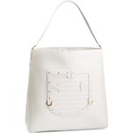 Shopper bag Furla glamour bez dodatków ze zdobieniami