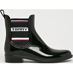 Kalosze damskie Tommy Hilfiger z tworzywa sztucznego casual z niską cholewką