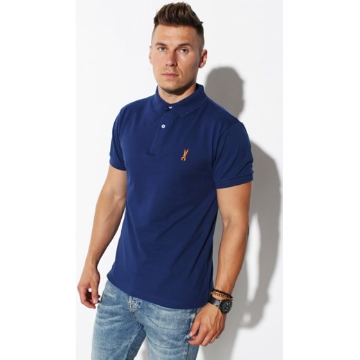 T-shirt męski Edward Orlovski casualowy z krótkim rękawem bawełniany