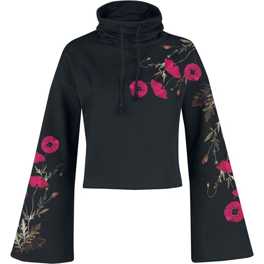 Bluza damska Outer Vision w kwiaty młodzieżowa bawełniana