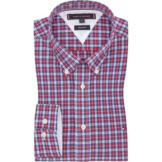 Tommy Hilfiger, Koszula sportowa, w kratkę Czerwony Tommy Hilfiger XXL Hirmer
