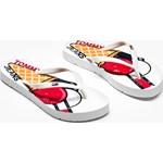 Klapki damskie wielokolorowe Tommy Jeans płaskie casual