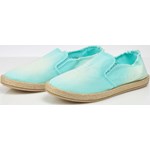 Pantofelek24.pl | Miętowe espadryle dla dziewczynki New Tlck 34 wyprzedaż pantofelek24.pl