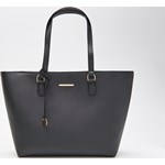 Czarna shopper bag House matowa mieszcząca a6 na ramię elegancka