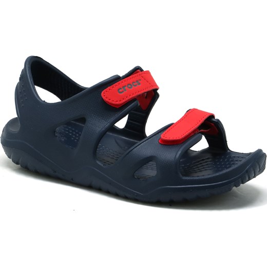 Sandały dziecięce Crocs z gumy na rzepy