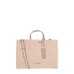 Calvin Klein shopper bag na ramię matowa bez dodatków