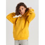 Cropp - Bluza z kapturem - Żółty Cropp S