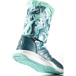 Buty zimowe dziecięce Adidas kraina lodu zielone na zamek