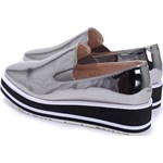 Ciemnosrebrne Slip On Kala