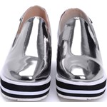 Ciemnosrebrne Slip On Kala