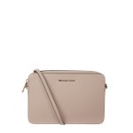 Listonoszka Michael Kors elegancka różowa średniej wielkości skórzana matowa